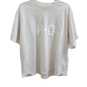 Harley Davidson Monochrome H-D Logo Tee in Bone